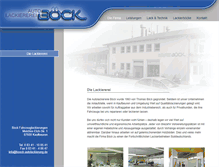 Tablet Screenshot of boeck-autolackierung.de